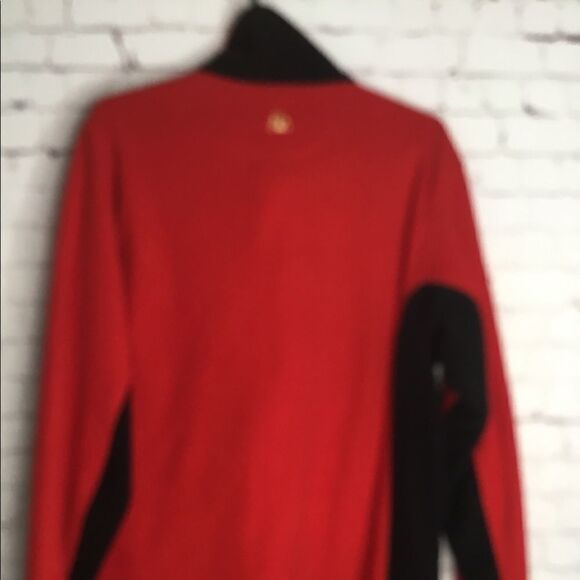 Rocky Men’s Large Red Fleece Jacket ColorBlock  Worn Once Size L - Picture 4 of 16